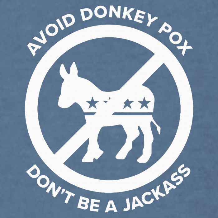 Avoid Donkey Pox DonT Be A Jackass Garment-Dyed Sweatshirt