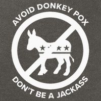 Avoid Donkey Pox DonT Be A Jackass Cotton Canvas Backpack