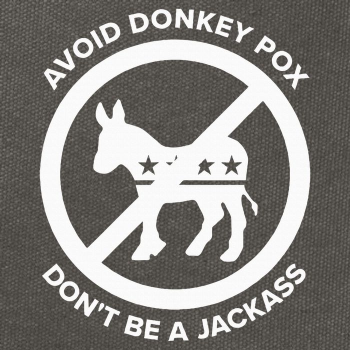 Avoid Donkey Pox DonT Be A Jackass Cotton Canvas Backpack