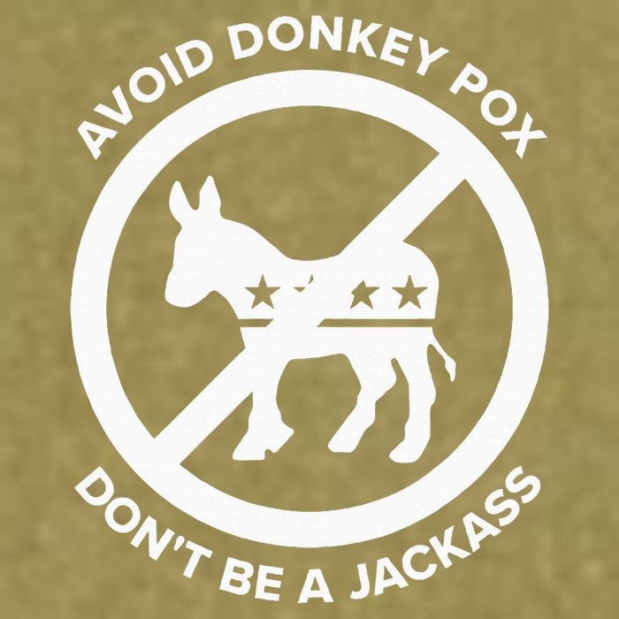Avoid Donkey Pox DonT Be A Jackass Garment-Dyed Women's Muscle Tee