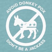 Avoid Donkey Pox DonT Be A Jackass Sueded Cloud Jersey T-Shirt