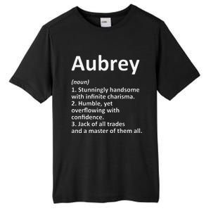 AUBREY Definition Personalized Name Funny Birthday Gift Idea Tall Fusion ChromaSoft Performance T-Shirt