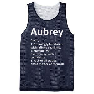 AUBREY Definition Personalized Name Funny Birthday Gift Idea Mesh Reversible Basketball Jersey Tank