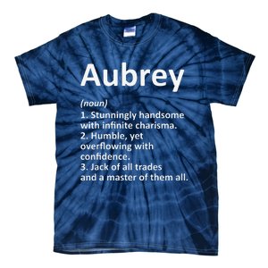 AUBREY Definition Personalized Name Funny Birthday Gift Idea Tie-Dye T-Shirt