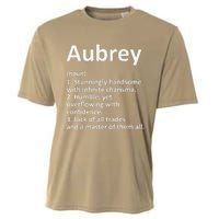 AUBREY Definition Personalized Name Funny Birthday Gift Idea Cooling Performance Crew T-Shirt