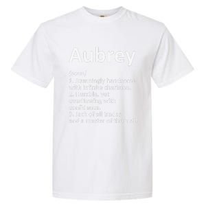 AUBREY Definition Personalized Name Funny Birthday Gift Idea Garment-Dyed Heavyweight T-Shirt