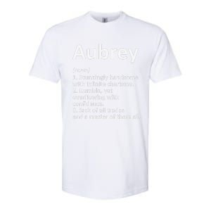 AUBREY Definition Personalized Name Funny Birthday Gift Idea Softstyle CVC T-Shirt