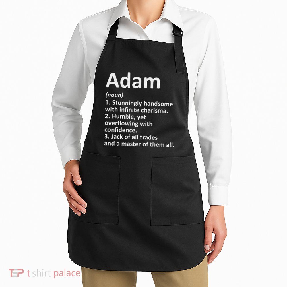 Adam Definition Personalized Name Funny Birthday Gift Idea Apron