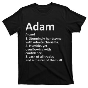 Adam Definition Personalized Name Funny Birthday Gift Idea T-Shirt