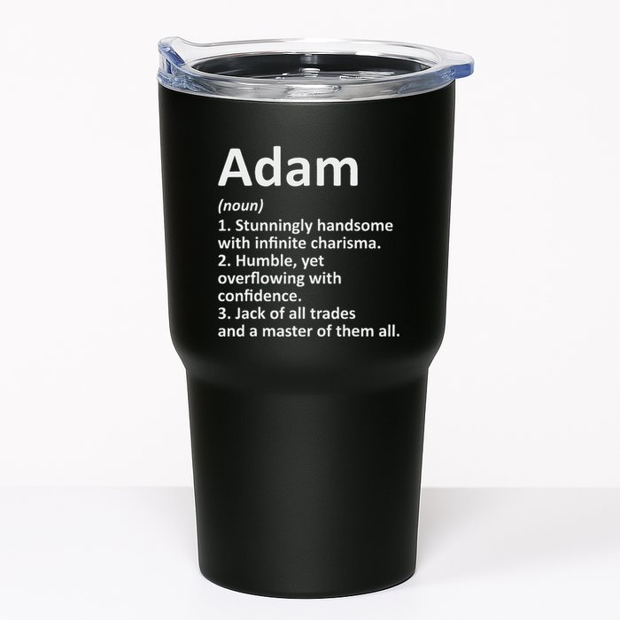 Adam Definition Personalized Name Funny Birthday Gift Idea Tumbler
