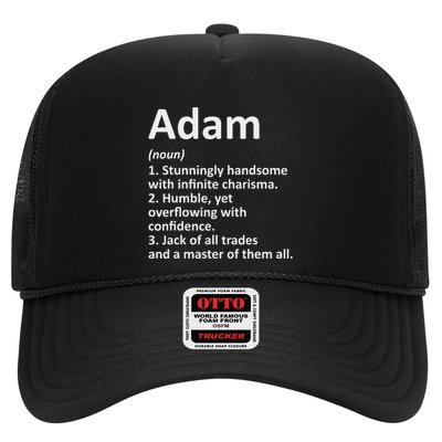 Adam Definition Personalized Name Funny Birthday Gift Idea Trucker Hat