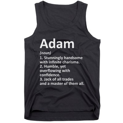 Adam Definition Personalized Name Funny Birthday Gift Idea Tank Top