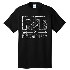 Aesthetic Design PT Physical Therapy Tall T-Shirt