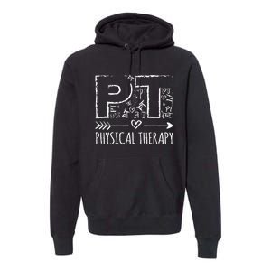 Aesthetic Design PT Physical Therapy Premium Hoodie