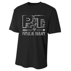 Aesthetic Design PT Physical Therapy Performance Sprint T-Shirt