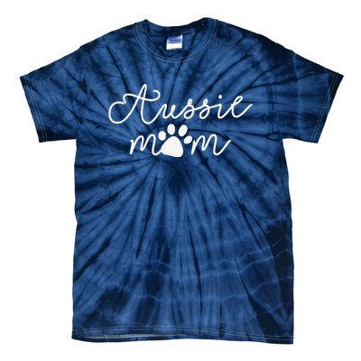 Aussie Dog Puppy Aussie Dog Lover Dog Mama Mothers Day Gifts Tie-Dye T-Shirt