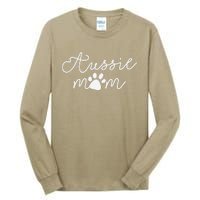 Aussie Dog Puppy Aussie Dog Lover Dog Mama Mothers Day Gifts Tall Long Sleeve T-Shirt