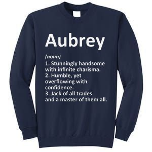 AUBREY Definition Personalized Name Funny Birthday Gift Idea Tall Sweatshirt