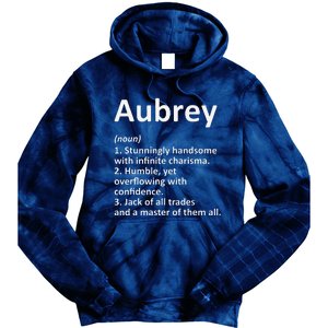 AUBREY Definition Personalized Name Funny Birthday Gift Idea Tie Dye Hoodie