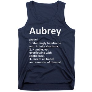 AUBREY Definition Personalized Name Funny Birthday Gift Idea Tank Top