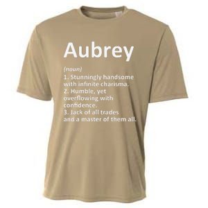 AUBREY Definition Personalized Name Funny Birthday Gift Idea Cooling Performance Crew T-Shirt