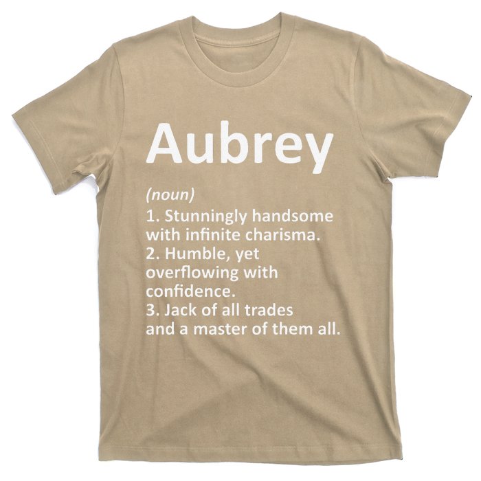 AUBREY Definition Personalized Name Funny Birthday Gift Idea T-Shirt