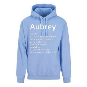 AUBREY Definition Personalized Name Funny Birthday Gift Idea Unisex Surf Hoodie