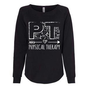 Aesthetic Design PT Physical Therapy Womens California Wash Sweatshirt