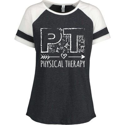 Aesthetic Design PT Physical Therapy Enza Ladies Jersey Colorblock Tee