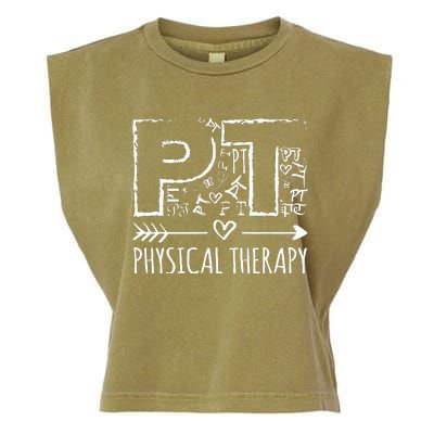 Aesthetic Design PT Physical Therapy Garment-Dyed Women's Muscle Tee