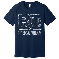 Aesthetic Design PT Physical Therapy Premium T-Shirt