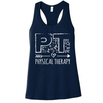 Aesthetic Design PT Physical Therapy Women's Racerback Tank