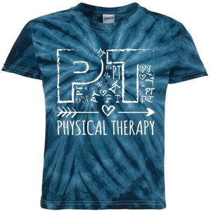 Aesthetic Design PT Physical Therapy Kids Tie-Dye T-Shirt