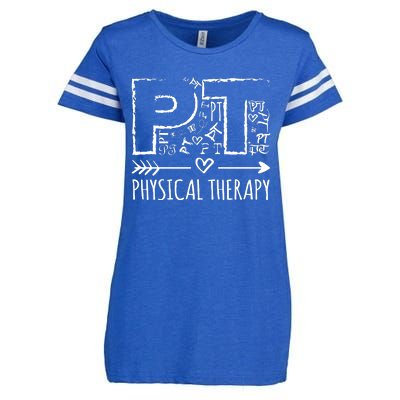 Aesthetic Design PT Physical Therapy Enza Ladies Jersey Football T-Shirt