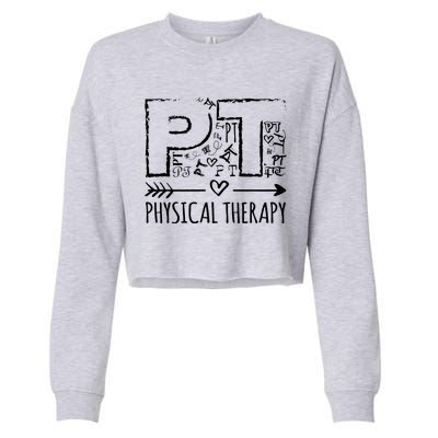 Aesthetic Design PT Physical Therapy Cropped Pullover Crew