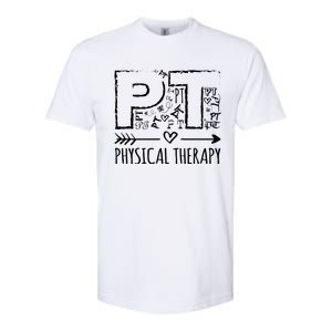 Aesthetic Design PT Physical Therapy Softstyle CVC T-Shirt