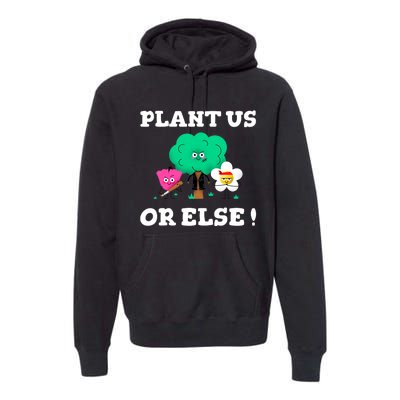 Arbor Day Plant Trees Funny Tee Earth Day Sunflower Tree Premium Hoodie