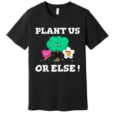 Arbor Day Plant Trees Funny Tee Earth Day Sunflower Tree Premium T-Shirt