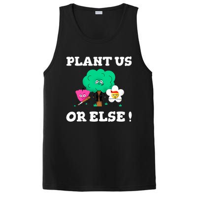 Arbor Day Plant Trees Funny Tee Earth Day Sunflower Tree PosiCharge Competitor Tank