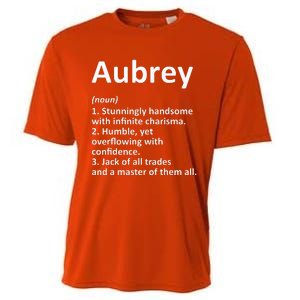 AUBREY Definition Personalized Name Funny Birthday Gift Idea Cooling Performance Crew T-Shirt