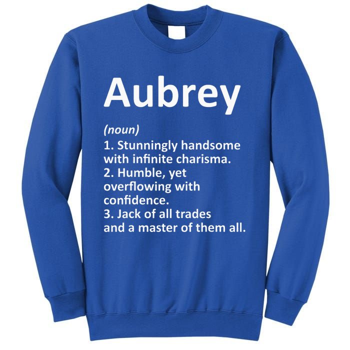 AUBREY Definition Personalized Name Funny Birthday Gift Idea Sweatshirt