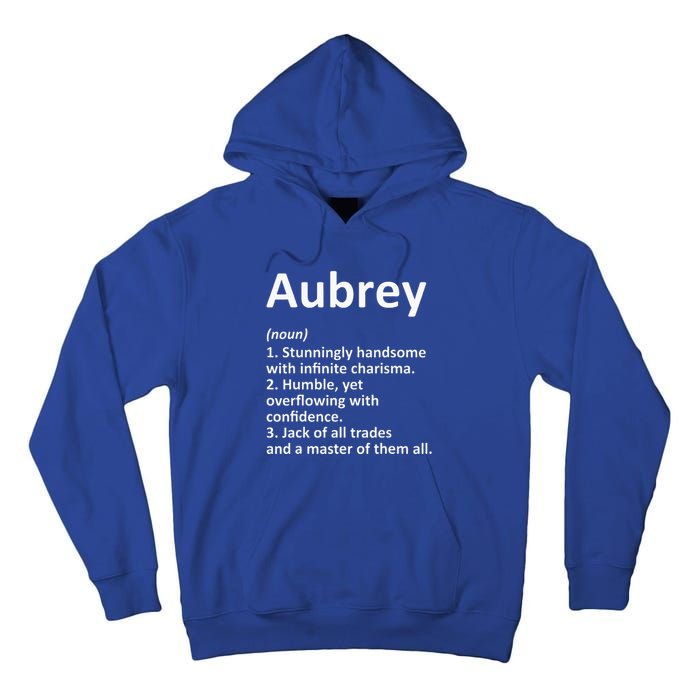 AUBREY Definition Personalized Name Funny Birthday Gift Idea Tall Hoodie