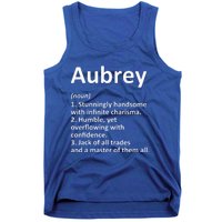 AUBREY Definition Personalized Name Funny Birthday Gift Idea Tank Top