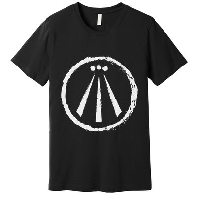 Awen Druid Pagan Celtic Wiccan Symbol Premium T-Shirt