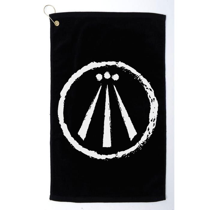 Awen Druid Pagan Celtic Wiccan Symbol Golf Towel