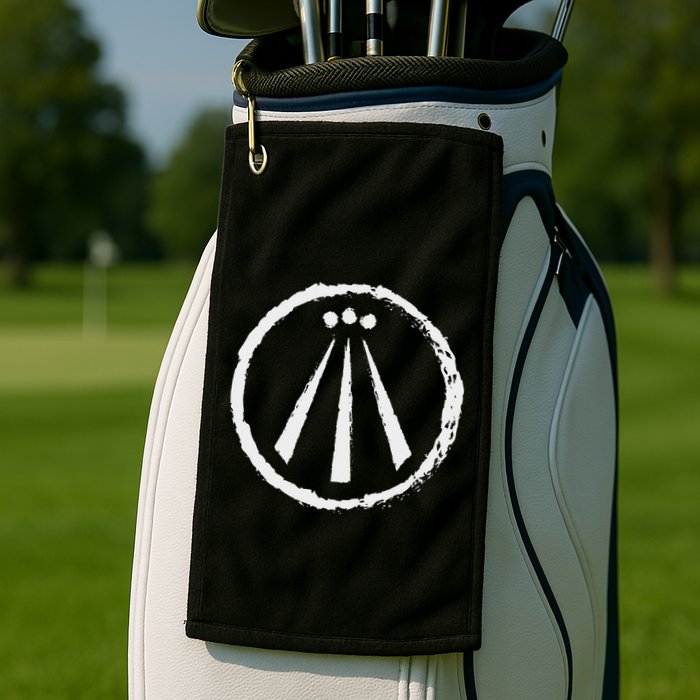 Awen Druid Pagan Celtic Wiccan Symbol Golf Towel