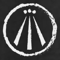 Awen Druid Pagan Celtic Wiccan Symbol Golf Towel