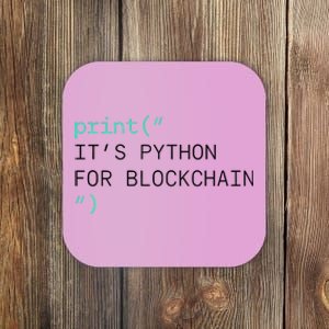 Algorand Developers Print ItS Python For Blockchain Coaster