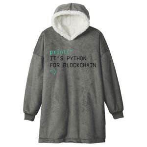 Algorand Developers Print ItS Python For Blockchain Hooded Wearable Blanket