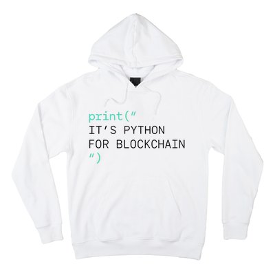 Algorand Developers Print ItS Python For Blockchain Hoodie